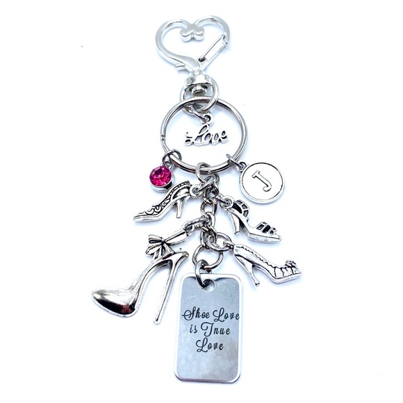 Shoes Keychain Bag Charm Shoe Love Is Real Love - Picture 6 of 7